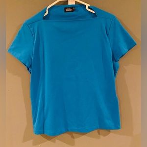 Kate Spade Saturday Bright Blue Top. Size Medium. EUC